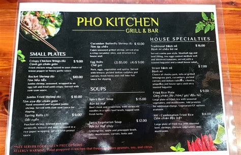 pho kitchen bar & grill.